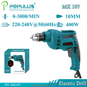 Ippopulus Điện Tay khoan 400W 10mm cầm tay khoan giá máy, dụng cụ điện chuyên nghiệp chưa đánh giá - Product Image 2