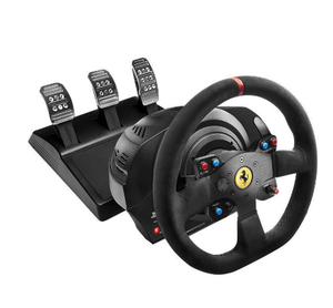 พวงมาลัยเกมมิ่ง <span class=keywords><strong>Thrustmaster</strong></span> <span class=keywords><strong>T300RS</strong></span> GT รุ่นใหม่ วัสดุพลาสติก พร้อมชุดเกียร์จำลอง TH8A แบบแมนนวล รองรับ PS เชื่อมต่อผ่าน USB สำหรับเกมขับรถ - Product Image 6