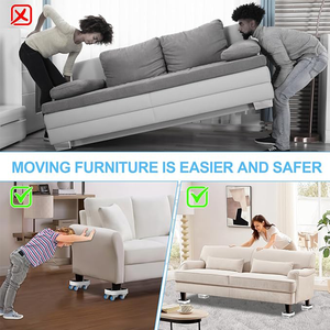 Juego de Herramientas para Mover, Elevador de Carga Pesada, Herramienta para Transportar Electrodomésticos y Muebles, Herramienta para Mudanzas Fáciles, Carro con Ruedas - Product Image 2