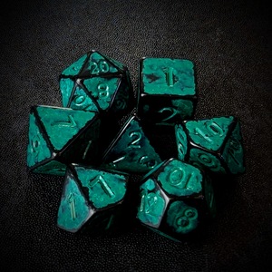 Dés de D&D avec 7 pièces, idéaux pour Dungeons and Dragons, <span class=keywords><strong>RPG</strong></span>, MTG, jeux de rô<span class=keywords><strong>le</strong></span> de table D4 D6 D8 D10 D% D12 D20 - Product Image 2