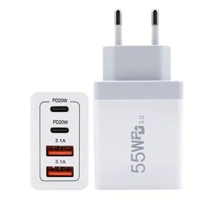 Fast Charger QC3.0 55W Type-<b>C</b> Fast Charging GaN Wall <b>Adapter</b> for 17 Pro Max for Laptop & Mobile Phones - Product Image 2