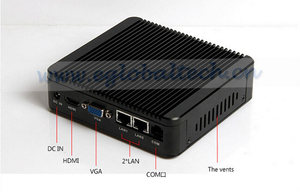 Mini PC Quad Core de qualité industrielle flambant neuf avec processeur Intel Pentium J5005, équipé d'un port RJ45 <span class=keywords><strong>Giga</strong></span> LAN, SSD préinstallé, Windows 8/10/Linux - Product Image 4