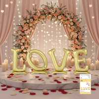 Ballons en aluminium géants de 42 pouces pour la Saint-Valentin, décoration de mariage, ballons en aluminium pour fête
