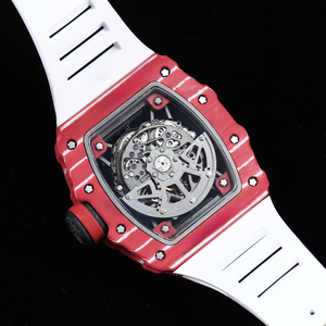 Reloj personalizado 1-1 RM 3502 con caja de fibra de carbono, equipado con un movimiento monolítico y una esfera altamente transparente, estilo tenista <span class=keywords><strong>superstar</strong></span>. - Product Image 5