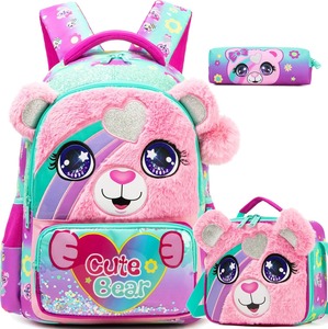 Set di Zaini Scolastici Carini per Ragazze con Borsa Termica per il Pranzo, Grande Capacità, Resistenti, Regalo Perfetto per Studentesse delle Elementari - Product Image 1