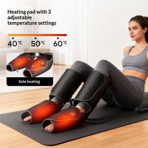 PAKISS – Bottes de massage à compression d'air pour mollets et pieds, avec chaleur à la semelle et tissu respirant, pour usage domestique – Vente en gros - Product Image 2