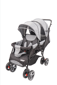 Cochecito Doble para Bebés Portátil, Ligero, Cómodo, Moderno y Ecológico 2024 Multifuncional para Uso en Parques, Hoteles, Hospitales y Dormitorios - Product Image 5