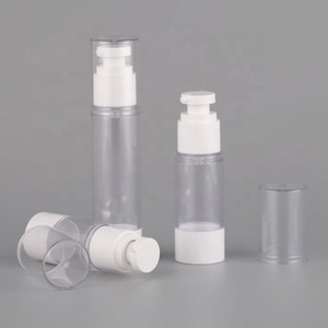 100ml 120ml Cosmetic Clear White Black Gold Airless Lotion Serum <b>Pump</b> <b>Bottle</b> With <b>Pump</b> Sprayer - Product Image 4