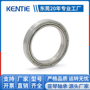 จำหน่ายโดยตรงจากโรงงาน ลูกปืนเม็ดกลมร่องลึกผนังบาง สแตนเลส S6703ZZ/RS (17*23*4 มม.) สำหรับการทำความสะอาดใต้น้ำ - Product Image 5