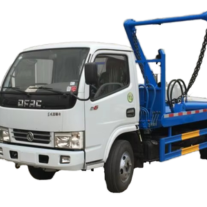 Lista inexhaustiva Camión de basura volquete de 5-6 toneladas HOWO FAW SHACMAN HINO CLW Fabricante Brazo oscilante Colector de basura Cargador trasero - Product Image 1