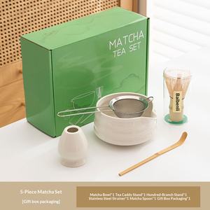 NEWELL Exclusif Ensemble de Cérémonie du Thé de la Dynastie <span class=keywords><strong>Song</strong></span> en Céramique Verte Matcha, comprenant Bol à Matcha et Support pour Fouet à Thé, Cent Pièces - Product Image 6