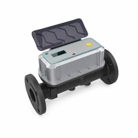 Compteur d'eau ultrasonique intégré avec vanne, protection IP68, alimenté par énergie solaire pour l'irrigation et la surveillance des eaux souterraines