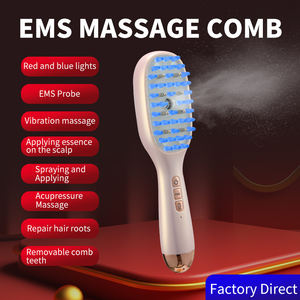 KKS Ems Terapia de luz LED Masajeador de cabello Peine Esencia de cuero cabelludo Cepillo de aplicación para el crecimiento del cabello Masajeador de cabeza - Product Image 2