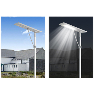 Lampadaire Solaire LED Écologique IP65 avec Télécommande, Luminosité Réglable, Lumière du Jour 6000K, Alerte, 150lm, Efficacité 60 lm/W pour Routes - Product Image 5