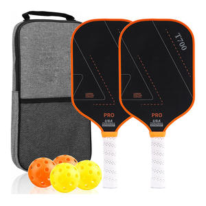 Pala <span class=keywords><strong>de</strong></span> Pickleball sin Bordes con Núcleo <span class=keywords><strong>de</strong></span> Fibra <span class=keywords><strong>de</strong></span> Carbono y Rotación <span class=keywords><strong>de</strong></span> 360 Grados, Modelo T700, Marca Jiule - Product Image 4