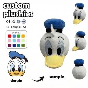 Produttore di Giocattoli in Peluche Personalizzati con MOQ Basso, Giocattoli Animali Imbottiti, Testa di Paperino Personalizzata in Peluche Morbido, Bambola in Peluche Personalizzata - Product Image 1