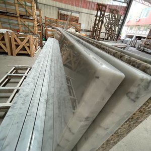 Mới đến tùy chỉnh hiện đại rắn bề mặt prefab bếp đá cẩm thạch Countertop với 3 năm bảo hành cho home & Bar sử dụng - Product Image 2