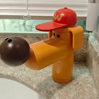 Robinet de lavabo pour enfants en acier inoxydable avec motif de chien mignon, idéal pour les crèches et les écoles, approvisionnement en gros OEM