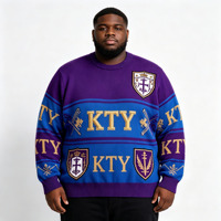 Vêtements d'hiver personnalisés pour hommes, chemises OEM, pull à col rond à manches longues, pull décontracté grande taille pour hommes