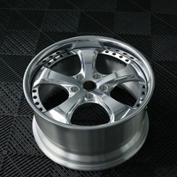 Jantes en aluminium forgé LZT-1124 VSKF 2-3 pièces 17 18 19 pouces finition chrome 5x120 compatibles BMW M3 F10 F30 350Z G35 370Z Civic Accord