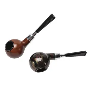 Free Sample Factory Sale Bakelite Smoking Pipe Imitate Briarwood Tobacco Pipe