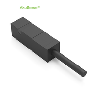 Sensor Proximitas Induktif Mini Persegi Seri AKUSENSE TE 5mm NPN PNP IP67 untuk Deteksi Ruang Sempit