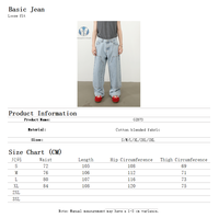 Vente en gros d'usine, jeans de travail sur mesure en petites séries, pantalon homme