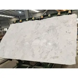 Shihui - Laje de mármore branco vitrificada para bancada de azulejos de paredes interiores, moderno chinês por atacado