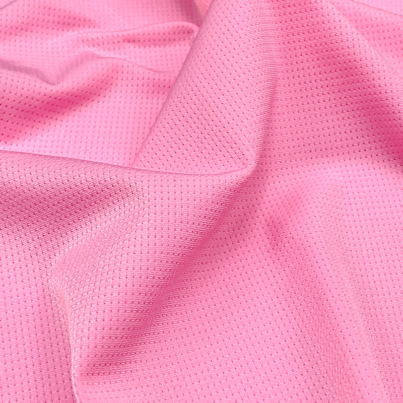 Nylon Breathable Dry Fit Spandex Knit Four Way Stretch Small Hole Mesh Fabric For T Shirt