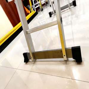 Échelle pliante extensible en aluminium CE 4x3 marches 5m avec charnières, moderne, multi-usage, rangement facile, pour supermarché - Product Image 5