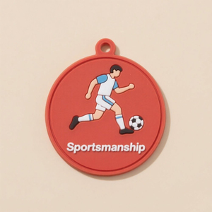 Custom Logo 3D 2D Sport Metal Silhouette Personalized PVC Rubber Medal with Ribbons Award <b>Trophies</b> Medals & <b>Plaques</b> - Product Image 1