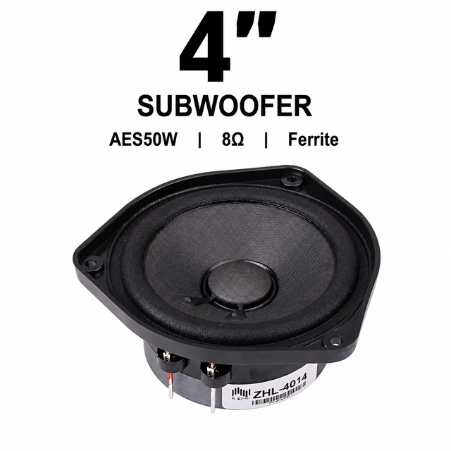 LS 4.5 Inch Full Range Speaker ZHL-4018 8 Ohm 50W Professional Audio Driver for Column Ceiling PA System