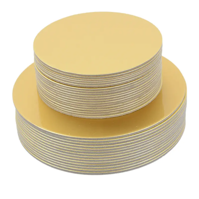 Cake Boards Round 4 6 8 10 Inch Wholesale Price White Paper Food Packaging Tray Corrugated Round Cake Base