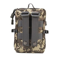 Pochette tactique Molle mini avec bandoulière détachable, en polyester imperméable, accessoire d'extérieur