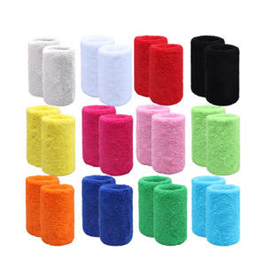 מפעל סיטונאי לוגו מותאם אישית דק זיעה ספיגת מפרק כף יד ספורט טניס wristbands - Product Image 2