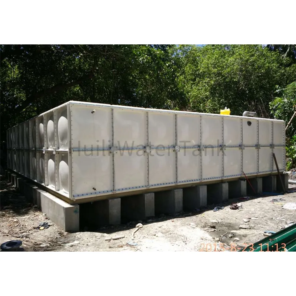 Aislamiento de tanque de agua de fibra de vidrio FRP GRP aprobado por WRAS 5000 tanque de agua Seccional de lluvia de 10000 litros de galón