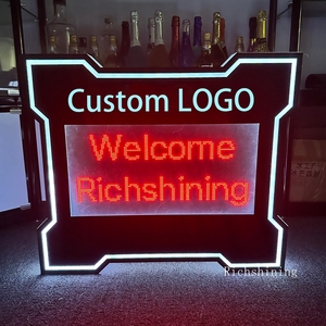 OEM ODM LED板标牌显示应用程序留言板丙烯酸瓶演示器夜总会 - Product Image 2