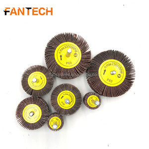 Roue à lamelles montée sur l'arbre en oxyde d'aluminium 25*25*6.35mm pour le meulage des métaux et le disque de meulage des aciers inoxydables - Product Image 4