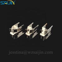 Aksesori soket PCB Universal konektor AC listrik fosfor tembaga kuningan lembar kontak Stamping bagian logam