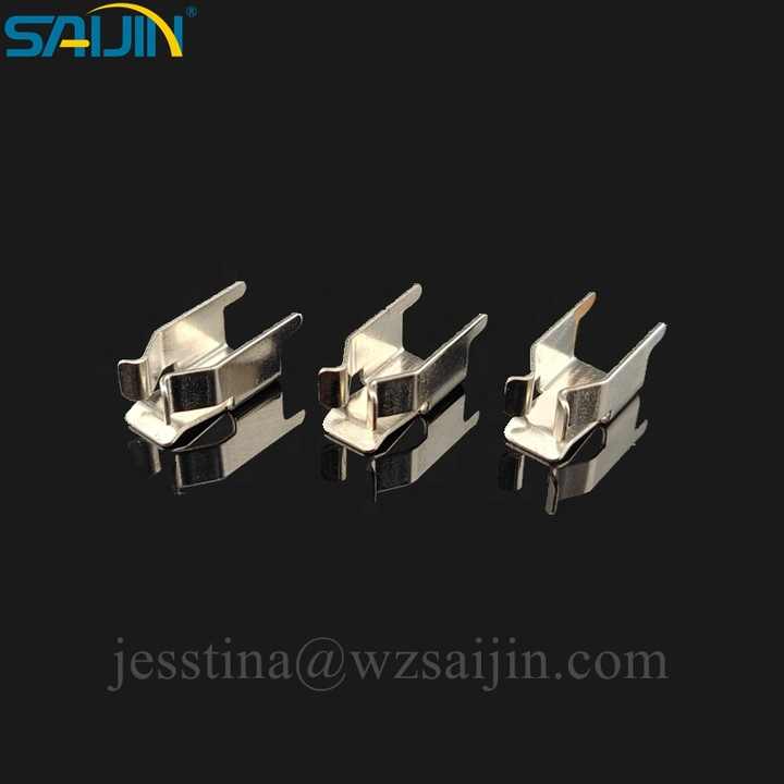 Elektrischer Wechselstrom stecker Metall Phosphor Kupfer Messing elektrische Kontakt blech Stanz teile Für universelle Leiterplatte buchse