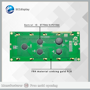 ドライブキャラクター表示モジュールSTNイエローバックライトLCD 2004B大型キャラクターディスプレイ20X4ラインAIP31066 - Product Image 3