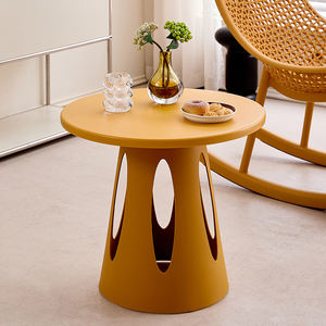 <span class=keywords><strong>Tavolino</strong></span> da Caffè Stile Nordico con Angoli Arrotondati per Piccoli Appartamenti, Balconi, Soggiorno, Esterno, Moderno <span class=keywords><strong>Tavolino</strong></span> Laterale in <span class=keywords><strong>Plastica</strong></span> di Lusso Leggero - Product Image 4