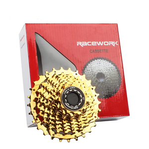 RACEWORK-<span class=keywords><strong>Cassette</strong></span> Flywheel de 33 velocidades para bicicleta, 11-28 32 34T, color plata y oro, 11 velocidades, piezas de bicicleta de <span class=keywords><strong>carretera</strong></span> - Product Image 2