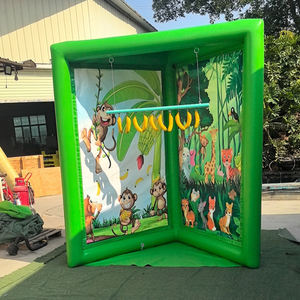 Jeu gonflable personnalisé Attrape la <span class=keywords><strong>banane</strong></span> : Défi de réflexe rapide œil-main, jeu de carnaval gonflable - Product Image 1