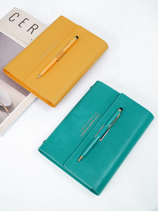 <span class=keywords><strong>Cuaderno</strong></span> de reuniones de lujo, carpeta de hojas sueltas de cubierta <span class=keywords><strong>dura</strong></span> de cuero, <span class=keywords><strong>verde</strong></span> oliva, con papeles rellenables, la cantidad mínima baja - Product Image 3