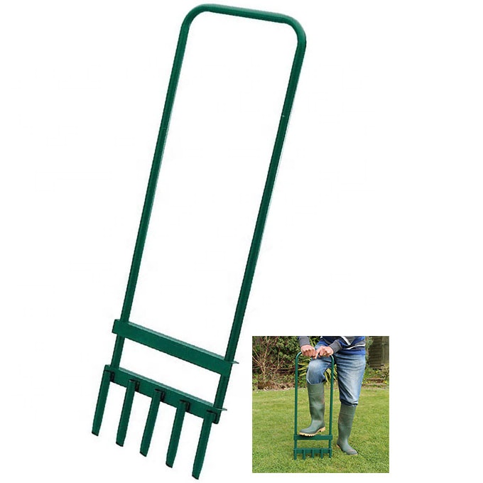 Садовый уличный аэратор для газона с 5 шипами