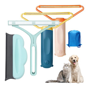 Lot de 4 outils réutilisables pour enlever les poils d'animaux, outil pour enlever les poils de chat et de chien pour canapé - Product Image 1