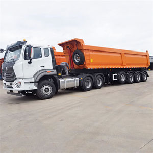 Semi-remorque benne basculante arrière à 3, 4 ou 5 essieux, capacité 40-70 tonnes, pour transport minier - Product Image 2