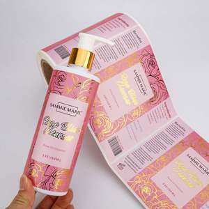 ฉลากบรรจุภัณฑ์เครื่องสำอาง Angel Lush รูปทรงสี่เหลี่ยมผืนผ้า พิมพ์ดิจิทัลบนกระดาษ เป็นมิตรกับสิ่งแวดล้อม ติดด้วยกาวในตัว โลโก้สั่งทำได้ - Product Image 5