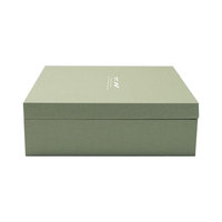 Boîte de luxe personnalisée en forme de livre avec couvercle et base, pour carte de membre PR, portefeuille, parfum, stylo, emballage cadeau, avec revêtement UV, gaufrage et pelliculage mat
